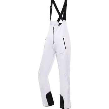 Snowboardové kalhoty Dámské lyžařské softshellové kalhoty ALPINE PRO Gerana white 2XL