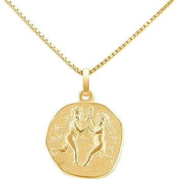 Šperk Zlatý přívěsek se symboly znamení zvěrokruhu Blíženci