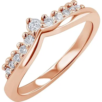 Prsten Vykrojený prsten s diamanty Bethanie