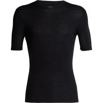 Pánské tričko pánské merino triko krátký rukáv ICEBREAKER Mens 175 Everyday SS Crewe, Black velikost: XXL