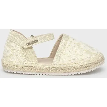 Dětská móda Dětské espadrilky Mayoral 41644.43A.Baby.PPYA zlatá 10Y, EUR 22