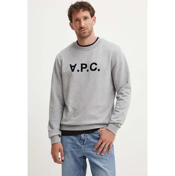 Dámská mikina Bavlněná mikina A.P.C. sweat standard grand vpc GOTS COHBN.M27907 šedá 90X, vel. S