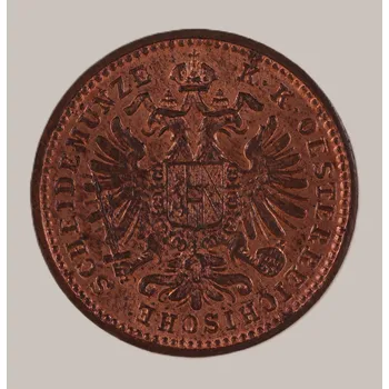 1 krejcar 1885 František Josef I., Vídeň