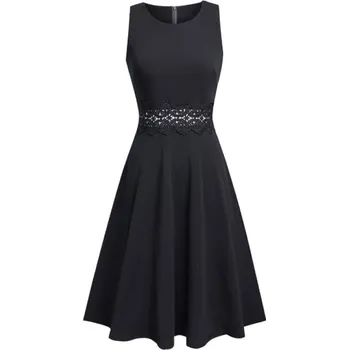 Dámské šaty Dámské šaty Homeyee Fashion A185, vel. M, černá