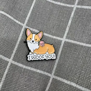 Pejsek s růžičkou - I woof you / Hafíkuji tě