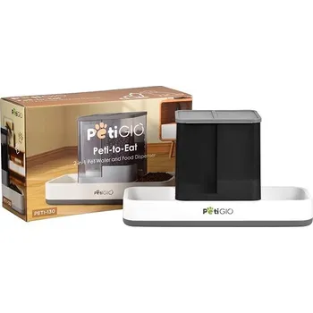 Miska pro psa PetiGIO Peti-to-Eat dávkovač vody a krmiva pro domácí mazlíčky 2 v 1