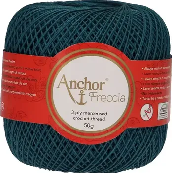 Příze Anchor Freccia 12 - 671 Petrol (Háčkovací příze Anchor Freccia 12 - 671 Petrol)