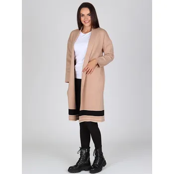 Dámský svetr Dámský kardigan XIMENA hnědá - UNI