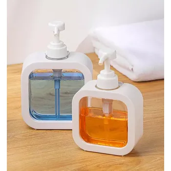 Koupelnový nábytek Průhledný dávkovač mýdla 500 ml (LHM5)