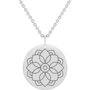 Šperk Stříbrný jóga přívěsek Mandala