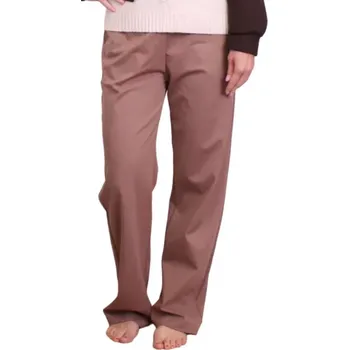 Dámské kalhoty Elegantní kalhoty Simili mocca velikost XL