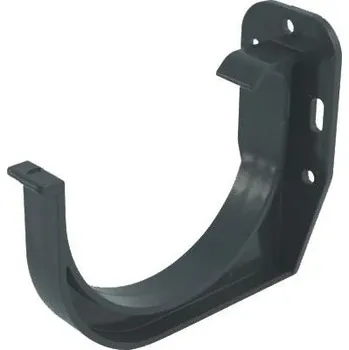 okap Plastový hák žlabu okapu RG 100 mm, antracit, římsový, Marley 085340