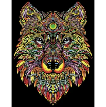 RC model ostatní Colorvelvet Sametový obrázek Vlk 50x70cm