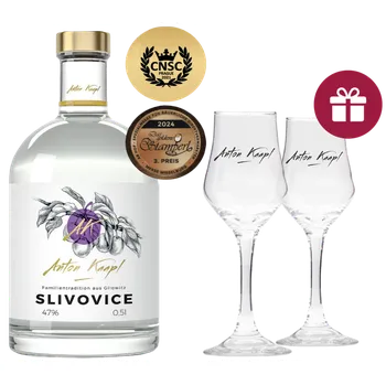 Pálenka Anton Kaapl Slivovice + dárek
