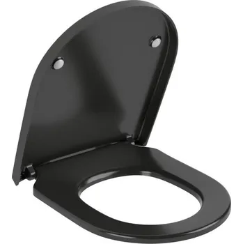 WC sedátko Villeroy & Boch 8M42S1R7 - Záchodové prkénko SoftClose SUBWAY černá
