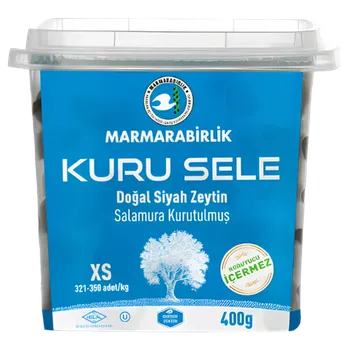 oliva MARMARABIRLIK Olivy černé sušené s peckou XS 400 g