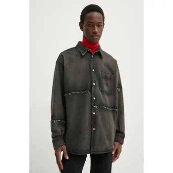 Pánská košile Džínová košile MM6 Maison Margiela SH2DT0009.S30848 šedá 90X, vel. M