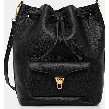 Kabelka Kožená kabelka Coccinelle E1.TFK.23.01.01 černá 99X, vel. ONE SIZE