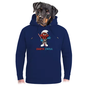 Pánská mikina Bastard Darth Šmoul unisex mikina premium Navy