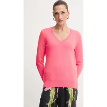 Dámský svetr Kašmírový svetr FROM FUTURE WPV00021 růžová 42B, vel. XS