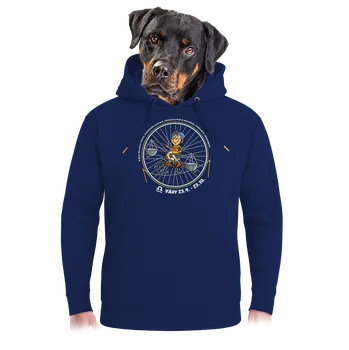 Pánská mikina Bastard Cyklistický horoskop: Váhy unisex mikina premium Navy