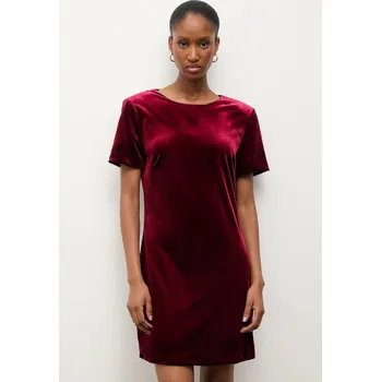 Dámské šaty Šaty Answear.LAB vínová barva, mini, přiléhavé 3082 83X, vel. L