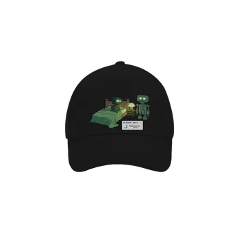 Kšiltovka Bastard Robotí romantika kšiltovka baseballka Black