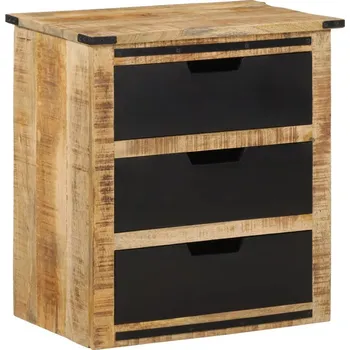 Příborník do zásuvky vidaXL Příborník se 3 zásuvkami 55 x 35 x 60 cm masivní mangovník [374061]