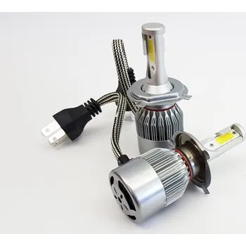 Povinná bezpečnostní výbava LED 2x H4-36W, sada 2x automobilová LED žárovka s paticí H4, 36W, svit bílá, 3800lm, napájení 8-48V