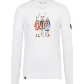 Pánské tričko Pánské tričko Almgwand AUFHANGALM - bílá 4XL