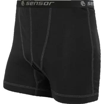 Boxerky Trenky Sensor Double Face pánské černé L