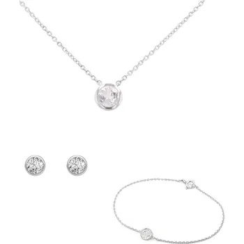 Souprava šperků Sada jemných šperků s bílými topazy Tolar