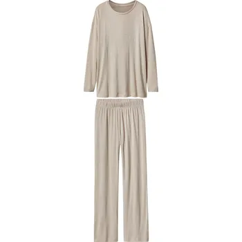 Dámské noční prádlo esmara® Dámské pyžamo (béžová, XS(32/34))