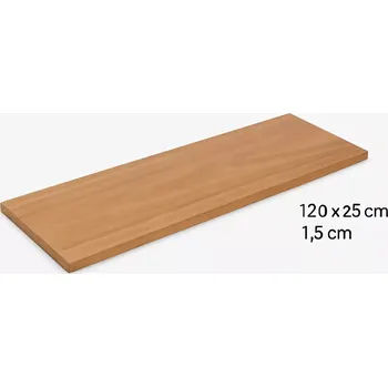 Věšák Actona Police Belfast 120 cm, přírodní dřevo