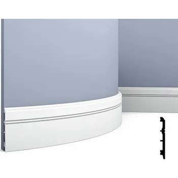 soklová lišta SX105F flexibilní podlahová lišta Orac