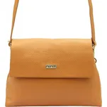 Kožená kabelka MiaMore 01-051 DOLLARO - camel