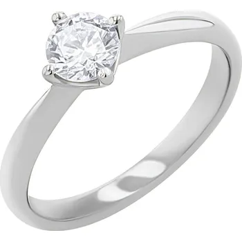 Prsten Zásnubní prsten s moissanitem Mahiya