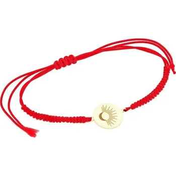 Náramek Šňůrkový jóga náramek Sun and Moon