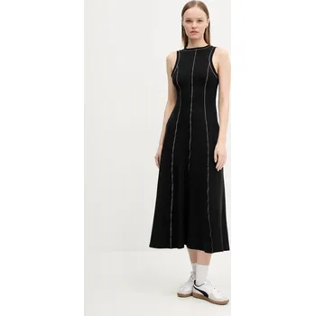 Dámské šaty Šaty Desigual NANTES černá barva, midi, 25SWVK54 99X, vel. XL