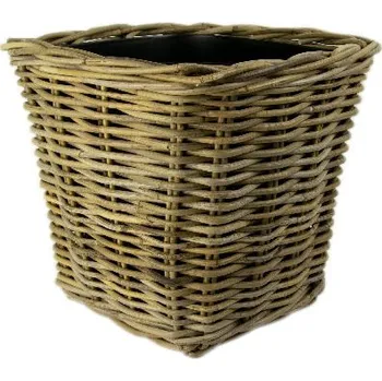 Květináč Obal na květináč CRYSTAL s plastovou výplní, pr.36x31cm, natur|Ego Dekor Indonesian Ratan