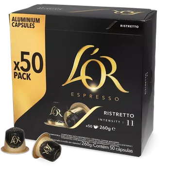 Káva L'OR | Ristretto - Počet kapslí pro Nespresso®: 50