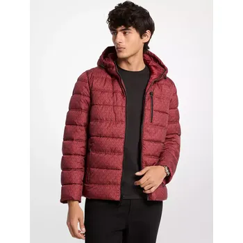 MICHAEL KORS pánská zimní oboustranná bunda Signature červená S