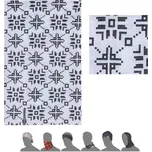 Šátek Sensor Tube vločky bílá