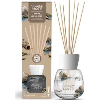 Svíčka Yankee Candle Signature Difuzér Amber & Sandalwood 100ml