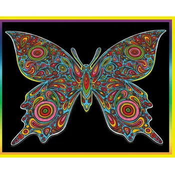 RC model ostatní Colorvelvet Sametový obrázek Motýl 47x35cm