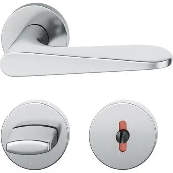 Dveřní kování FSB dveřní kování 12 1144 ASL, klika-klika, rozeta, WC, nerez mat