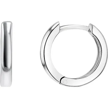 Náušnice Stříbrné kruhové náušnice Rondel