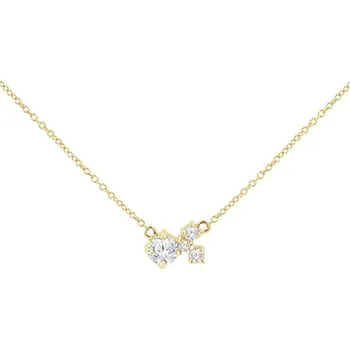 Náhrdelník Cluster náhrdelník s ČGL certifikovaným diamantem Millie
