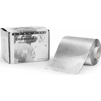 Alobalová fólie My Professional Bratt embosovaný alobal v roli 12 cm x 100m Silver