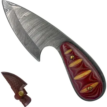 kapesní nůž PAK Malý damaškový nožík "TIGER FANG" s pouzdrem